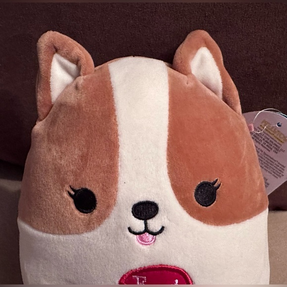 Kellytoy Regina the Corgi Dog Squishmallow Bestie Squad Plush Stuffed Toy 8” - Picture 5 of 15